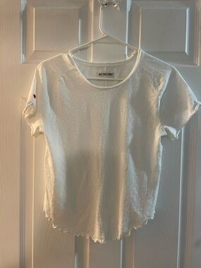 We The Free White Eyelet Crewneck Tank